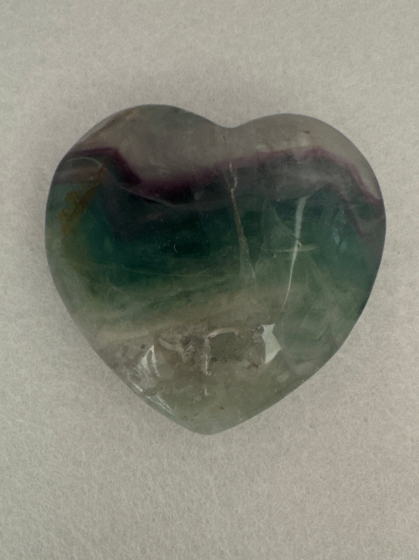 VFH60E Heart Fluorite 60mm
