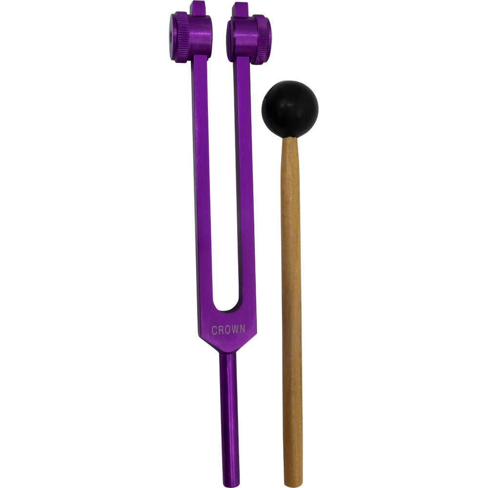 31561 Weighted Tuning Fork- 7 Chakras w/ Bags - Tuned (Set of 7)