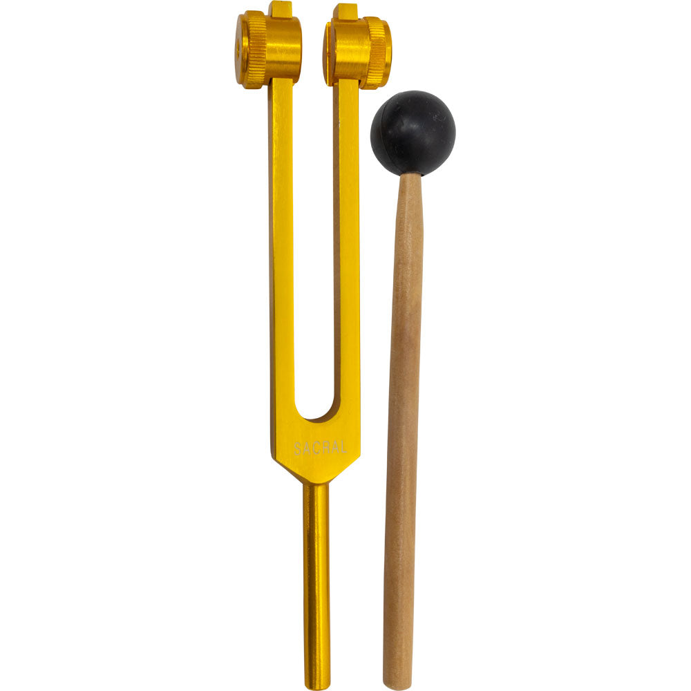 31561 Weighted Tuning Fork- 7 Chakras w/ Bags - Tuned (Set of 7)