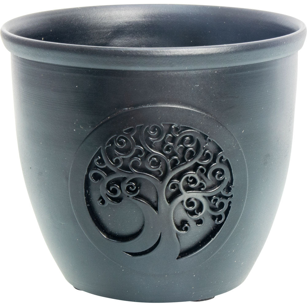 44013 Metal Smudge Pot - Tree of Life Small