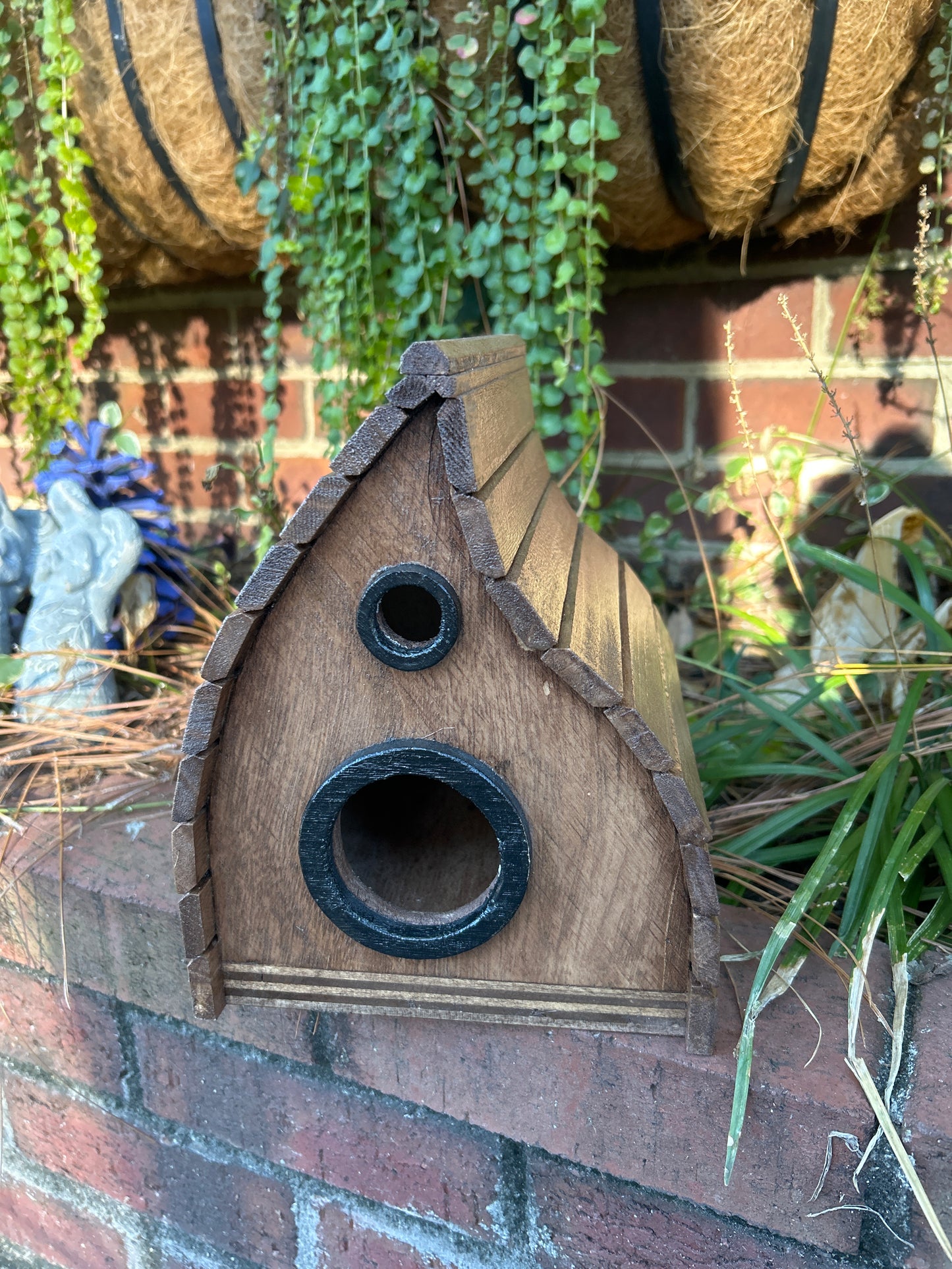ZTFWBH10 Birdhouse Curve Brown Stain