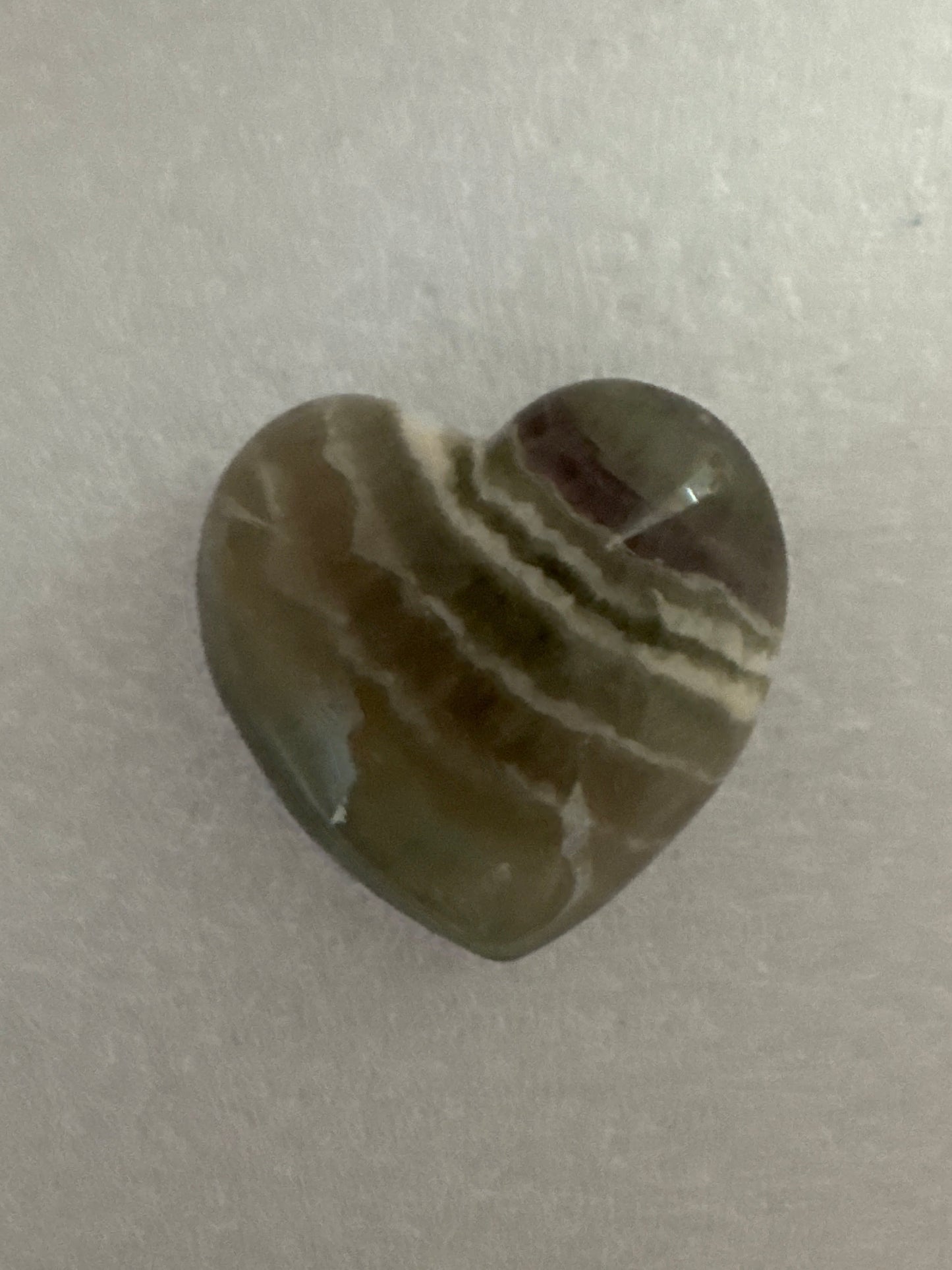 VFH40D Heart Fluorite 40mm