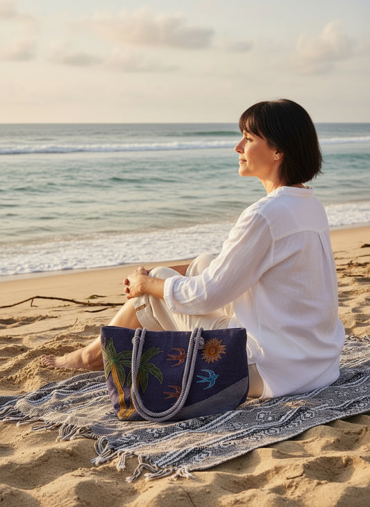 Tote Bag Beach Lrg