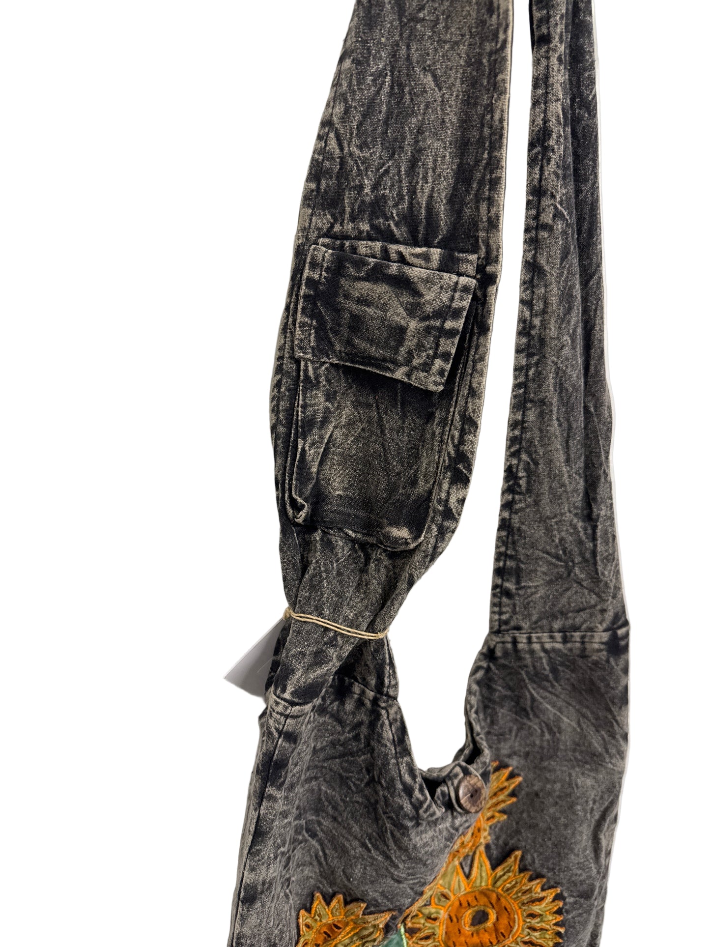 KS-20 Crossbody Sling Sunflower Blk