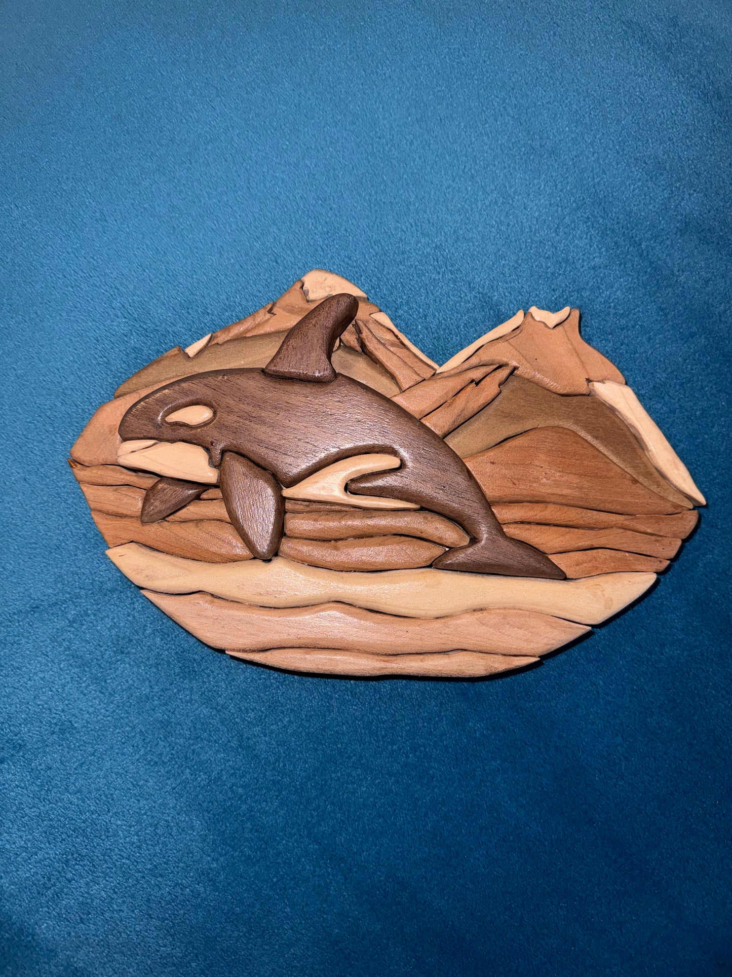 Handcrafted Whale Wall Art