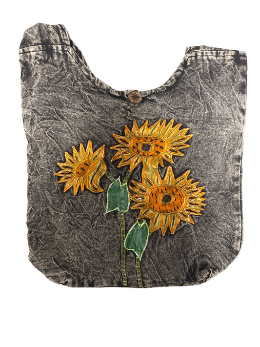 KS-20 Crossbody Sling Sunflower Blk