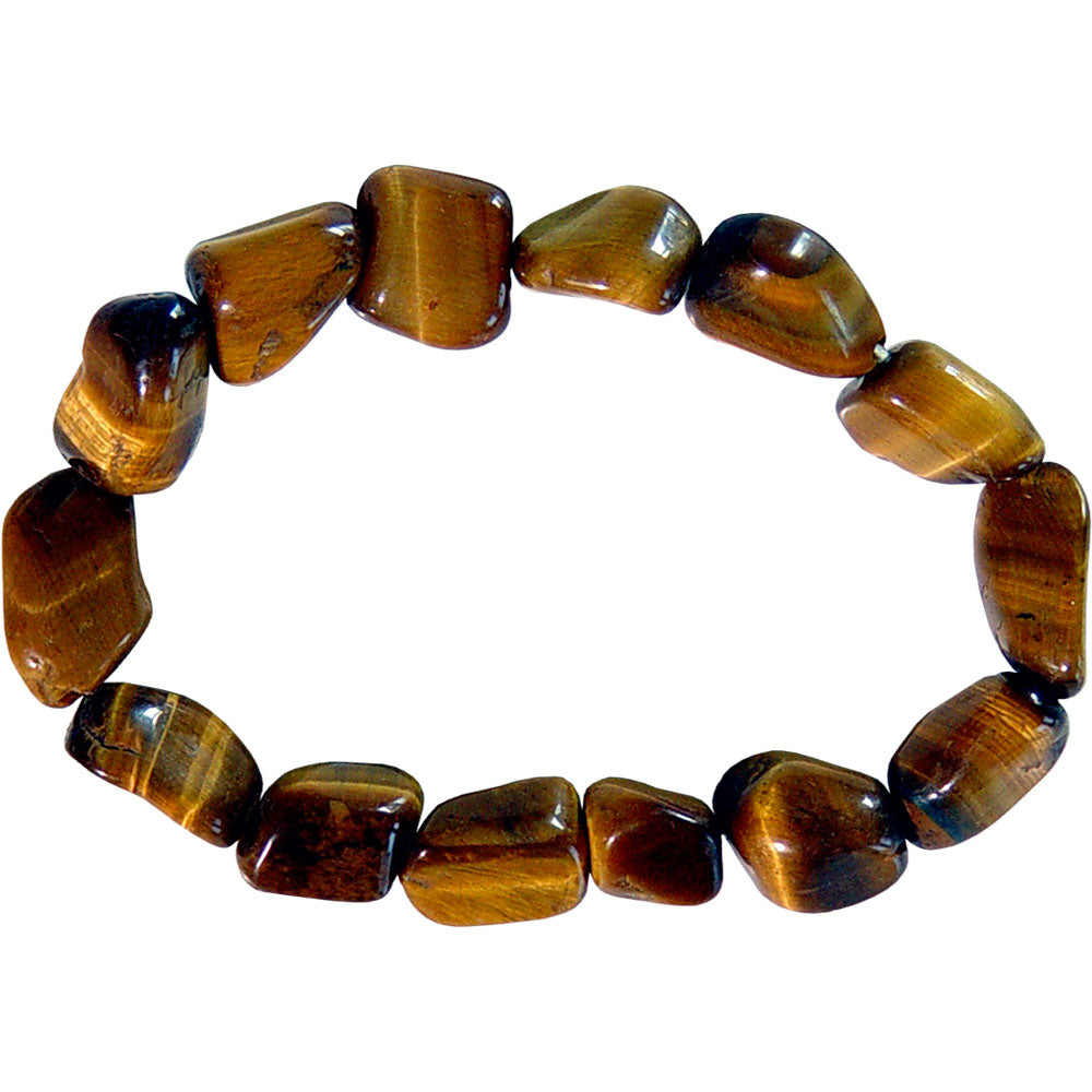 98225 Bracelet Tumbled Stone Large Tigers Eye