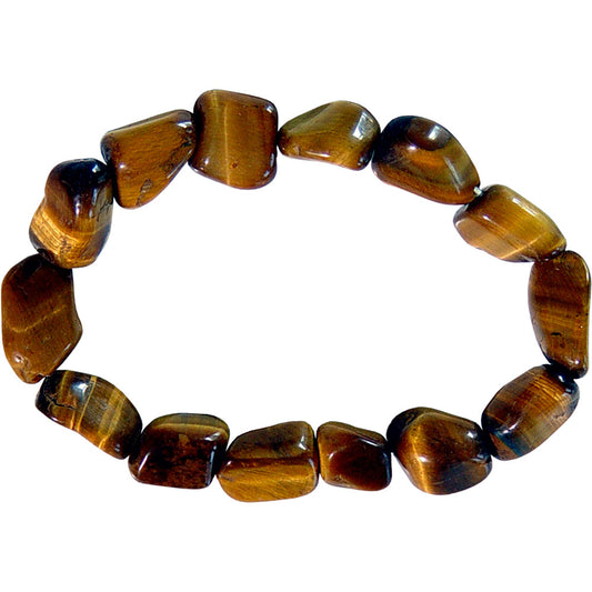 98225 Bracelet Tumbled Stone Large Tigers Eye