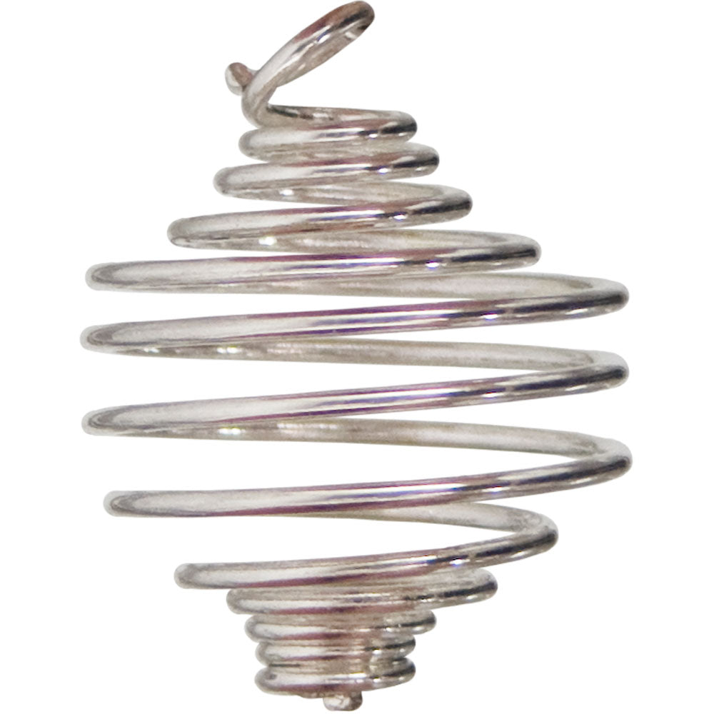 98914 Sm Tumbled Stone Cage Nickel Plated