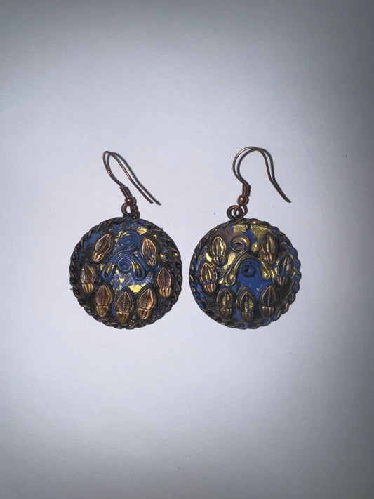 EVP5c Earrings Vintage Patina Copper