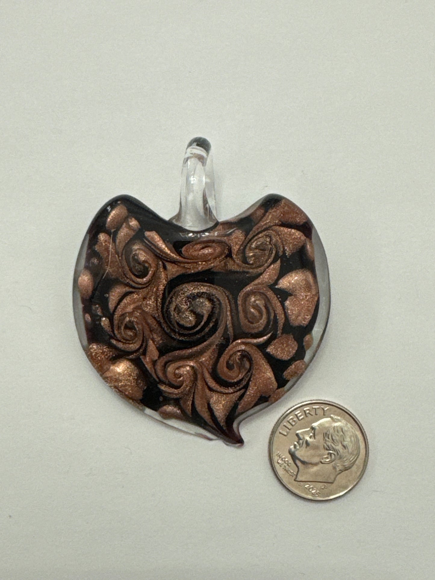 Pendant Earthfire Heart