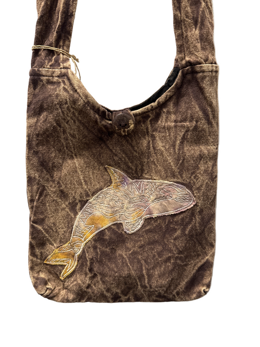 KD-11-BNCrossbody Small Dolphin Brown