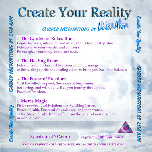 Create Your Reality Guided Meditation CD - Download