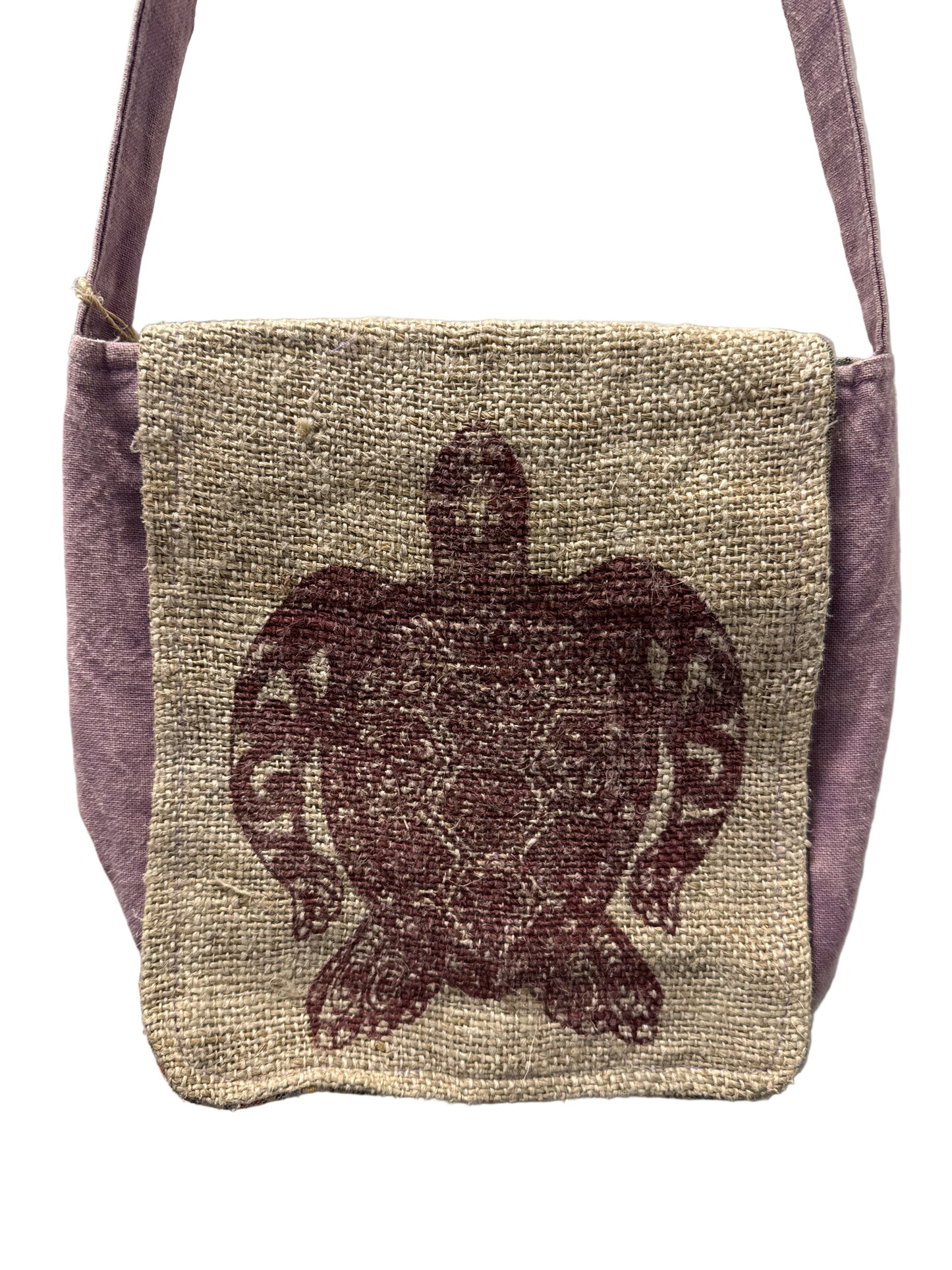 KA-05-LP Crossbody Turtle Print Lt Purple