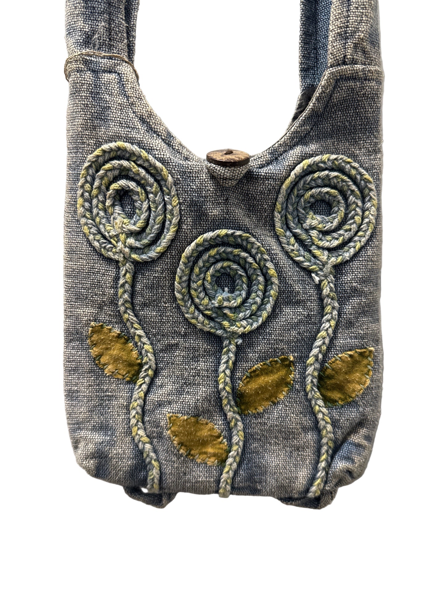 Crossbody Flowers Blue