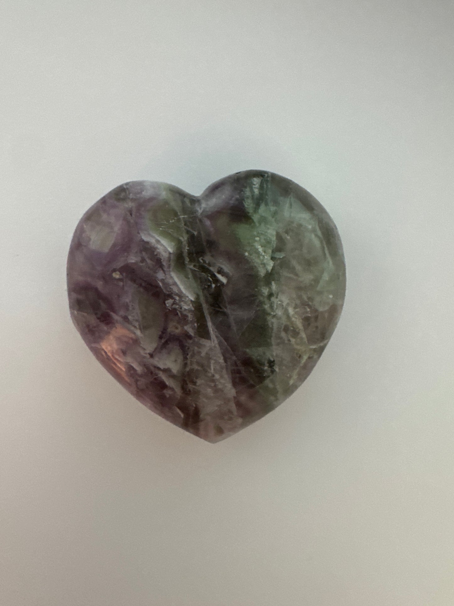 VFH60A Heart Fluorite 60mm