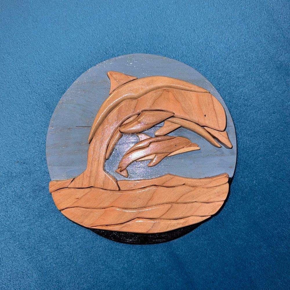 Handcrafted Dolphin Wall Art