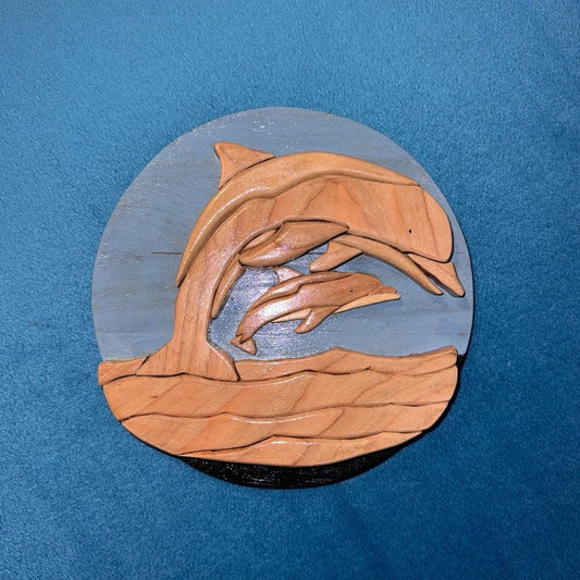 Handcrafted Dolphin Wall Art