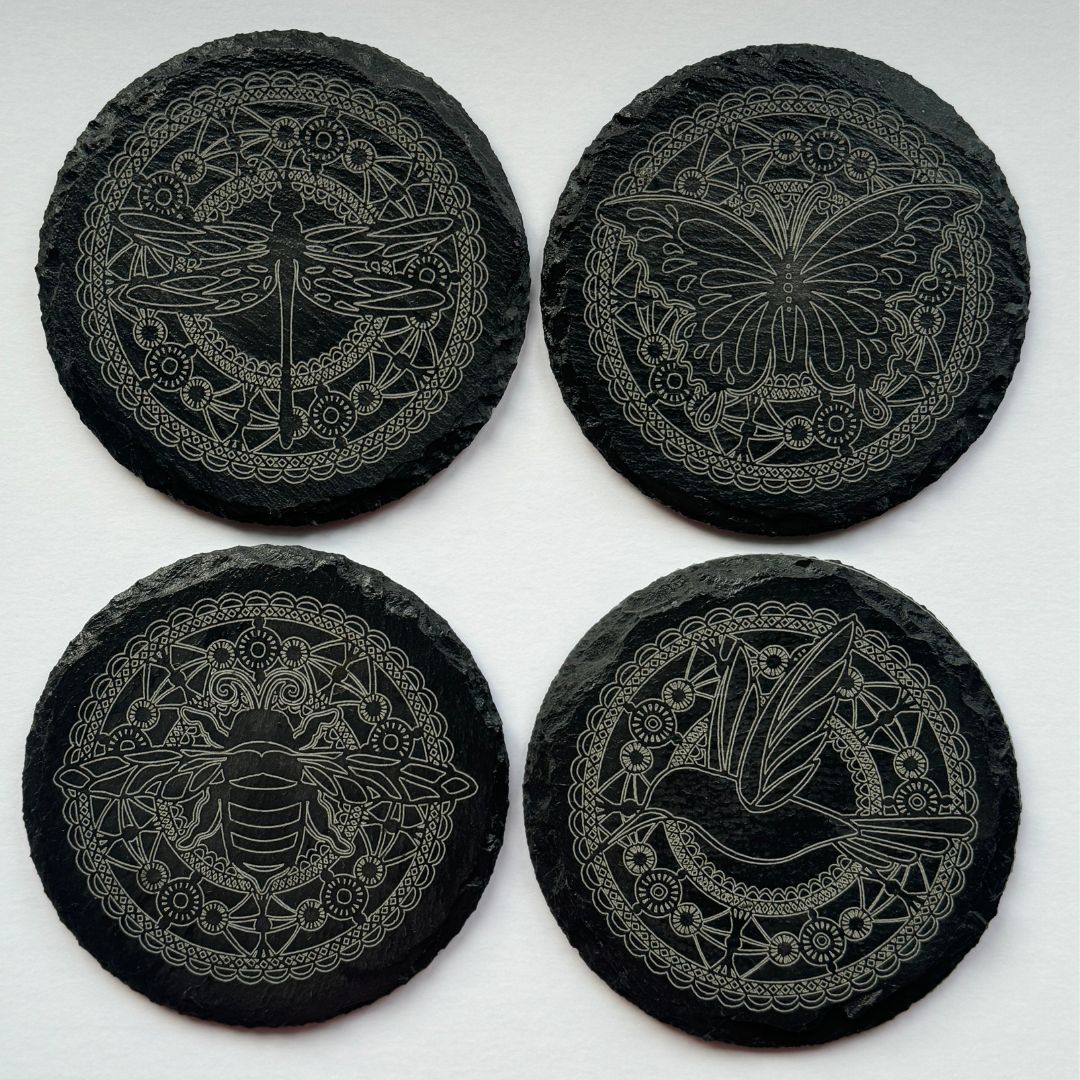 Coasters Nature Set Set of 4