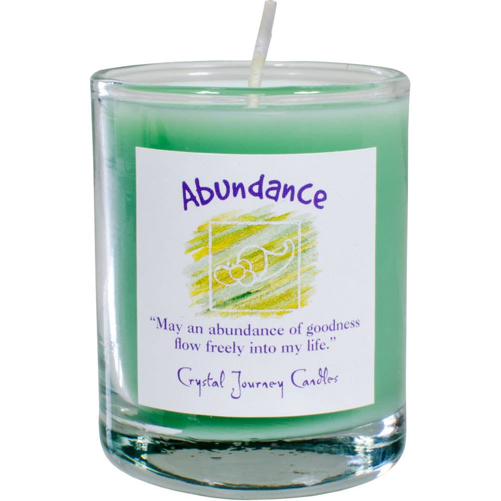 Soy Herbal Filled Votive Abundance