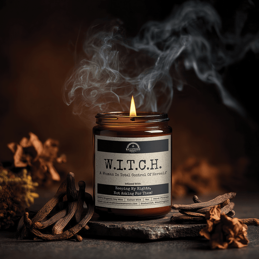 W.I.T.C.H 9oz Witch Candle Malicious Women Co