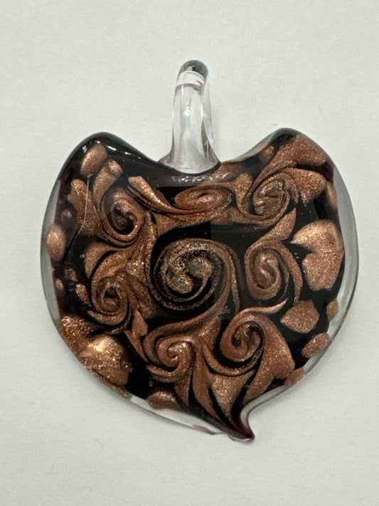 Pendant Earthfire Heart
