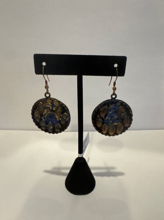 EVP5c Earrings Vintage Patina Copper