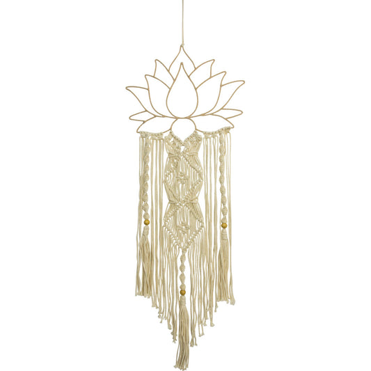 30272 Macrame Lotus Wall Hanging