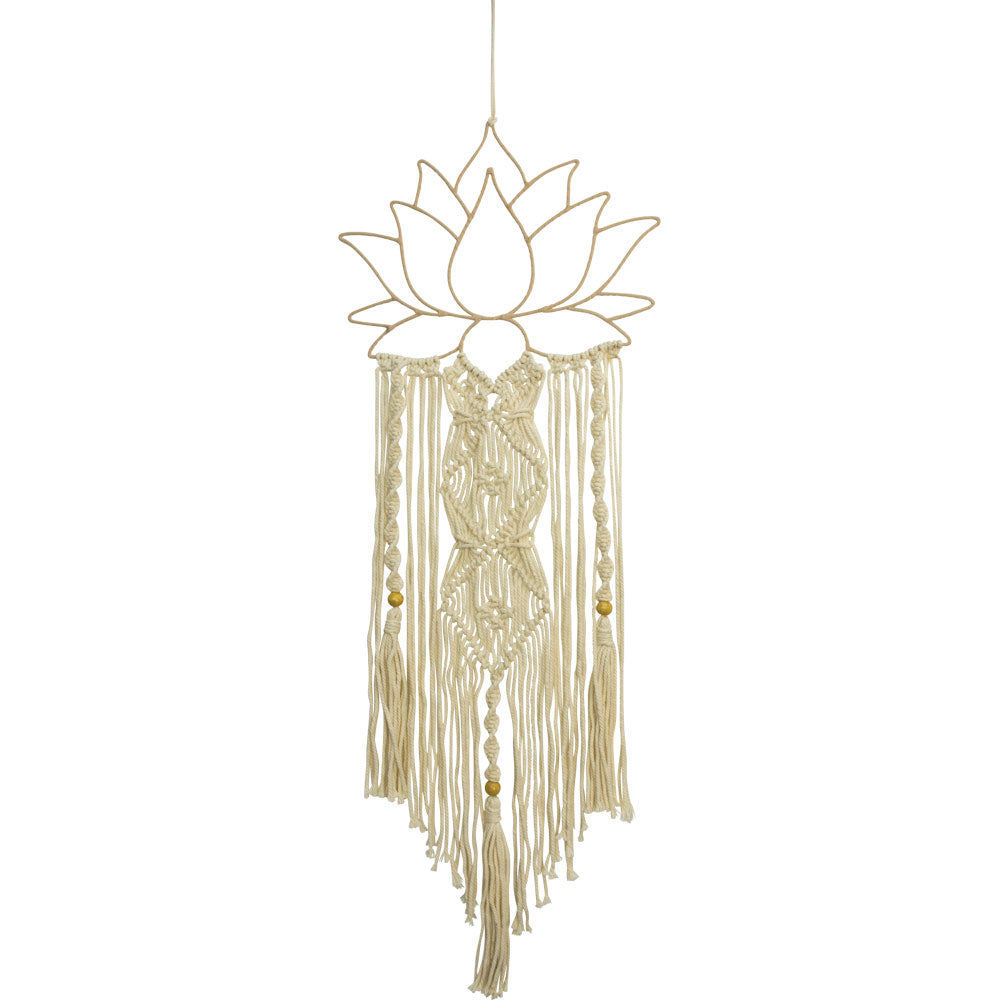 30272 Macrame Lotus Wall Hanging