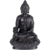 32117 Resin Statues 4" Buddha Black