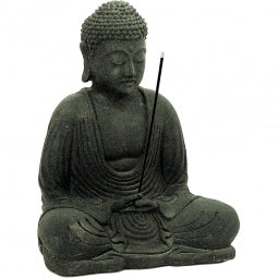 33600 Volcanic Stone Buddha Incense Holder