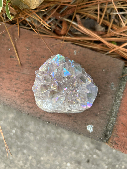 CWAA35B Angel Aura Quartz Cluster Amethyst