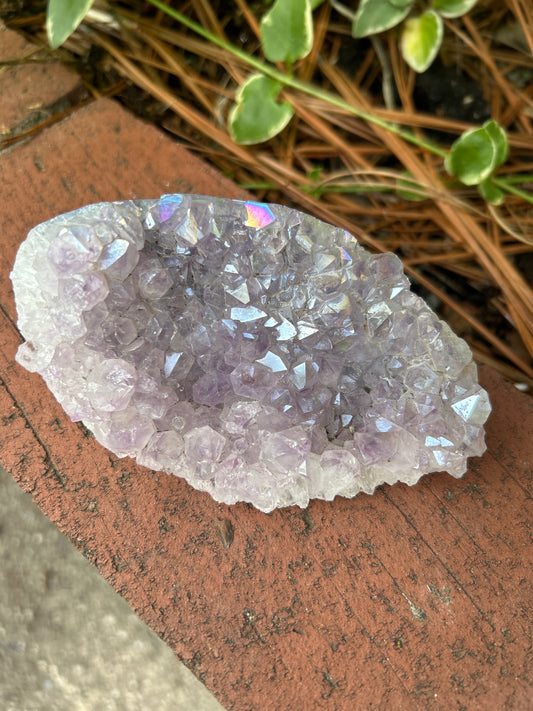 CWAA35 Angel Aura Quartz Cluster Amethyst