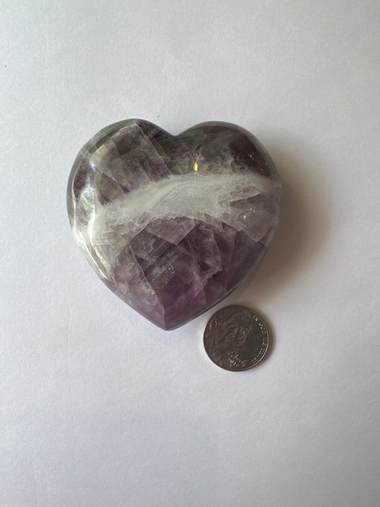 VFH60A Heart Fluorite 60mm