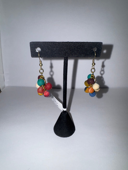 E5015 Earrings Aasha Cluster Dangle