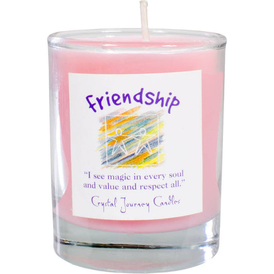 Soy Herbal Filled Votive Friendship