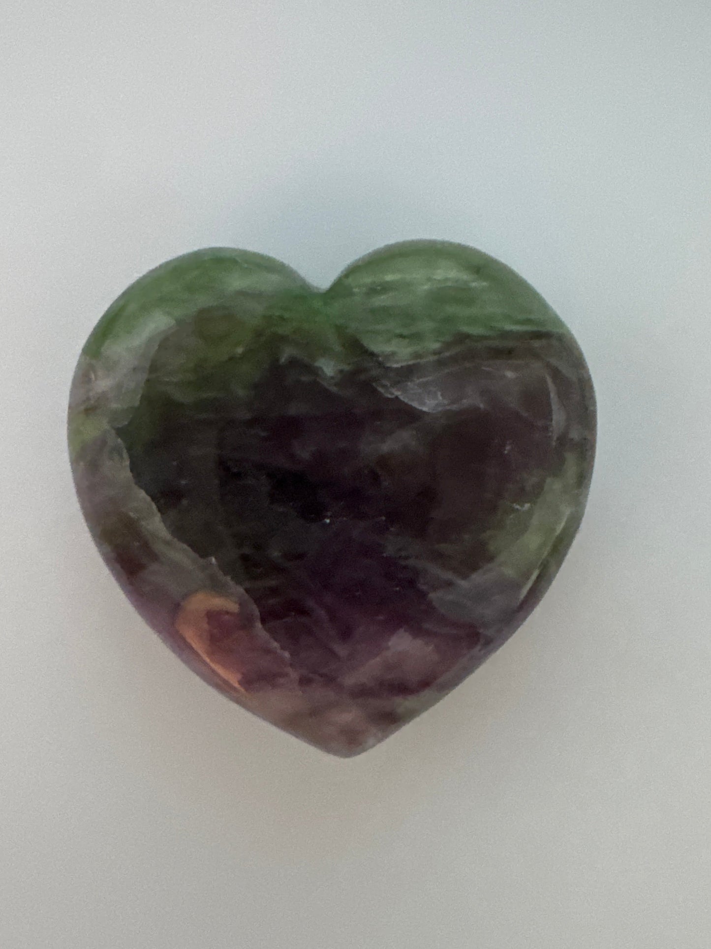 VFH60C Heart Fluorite 60mm