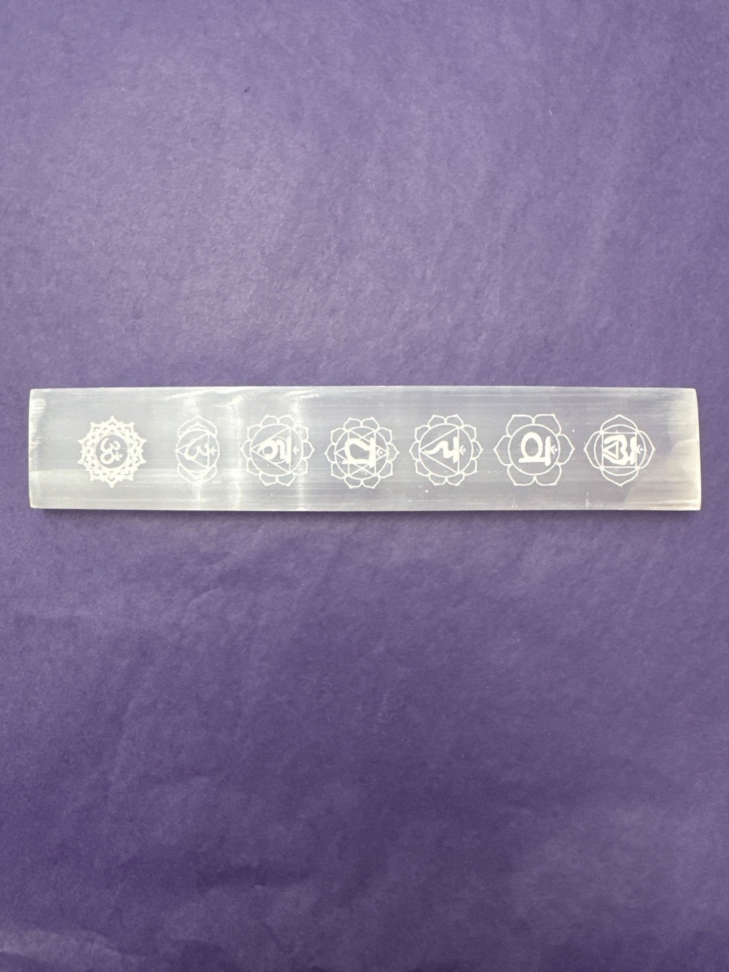 SEL8 Selenite Chakra Bar