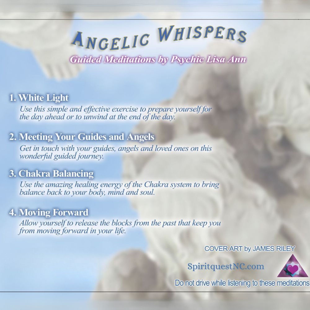 Angelic Whispers Guided Meditation CD - Download