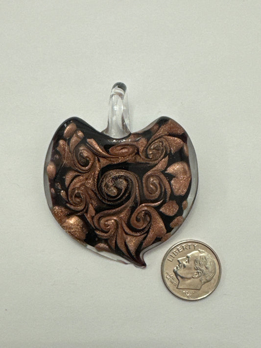 Pendant Earthfire Heart