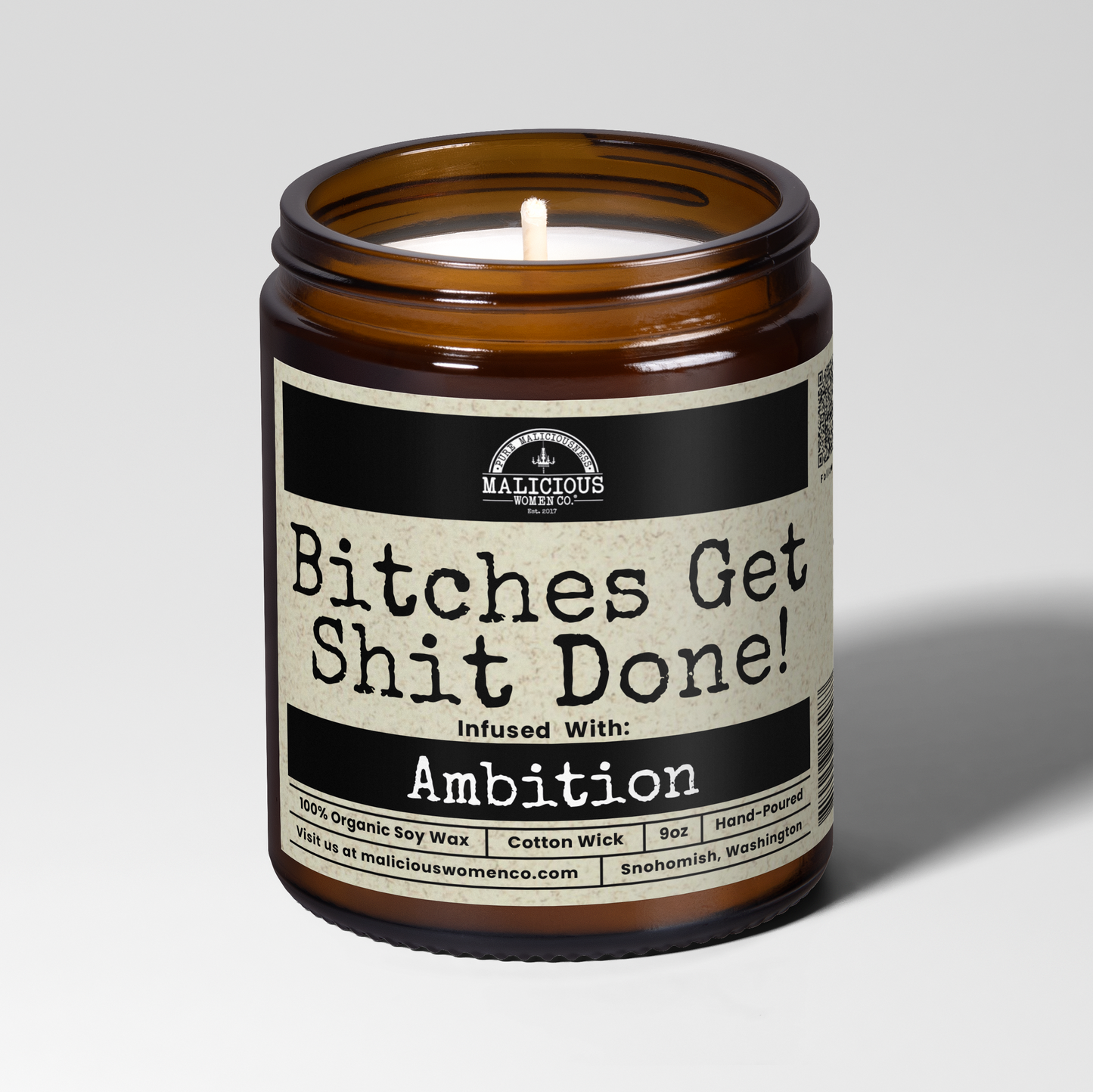 B*tches Get Sh*t Done 9oz Funny Candle Malicious Women Co