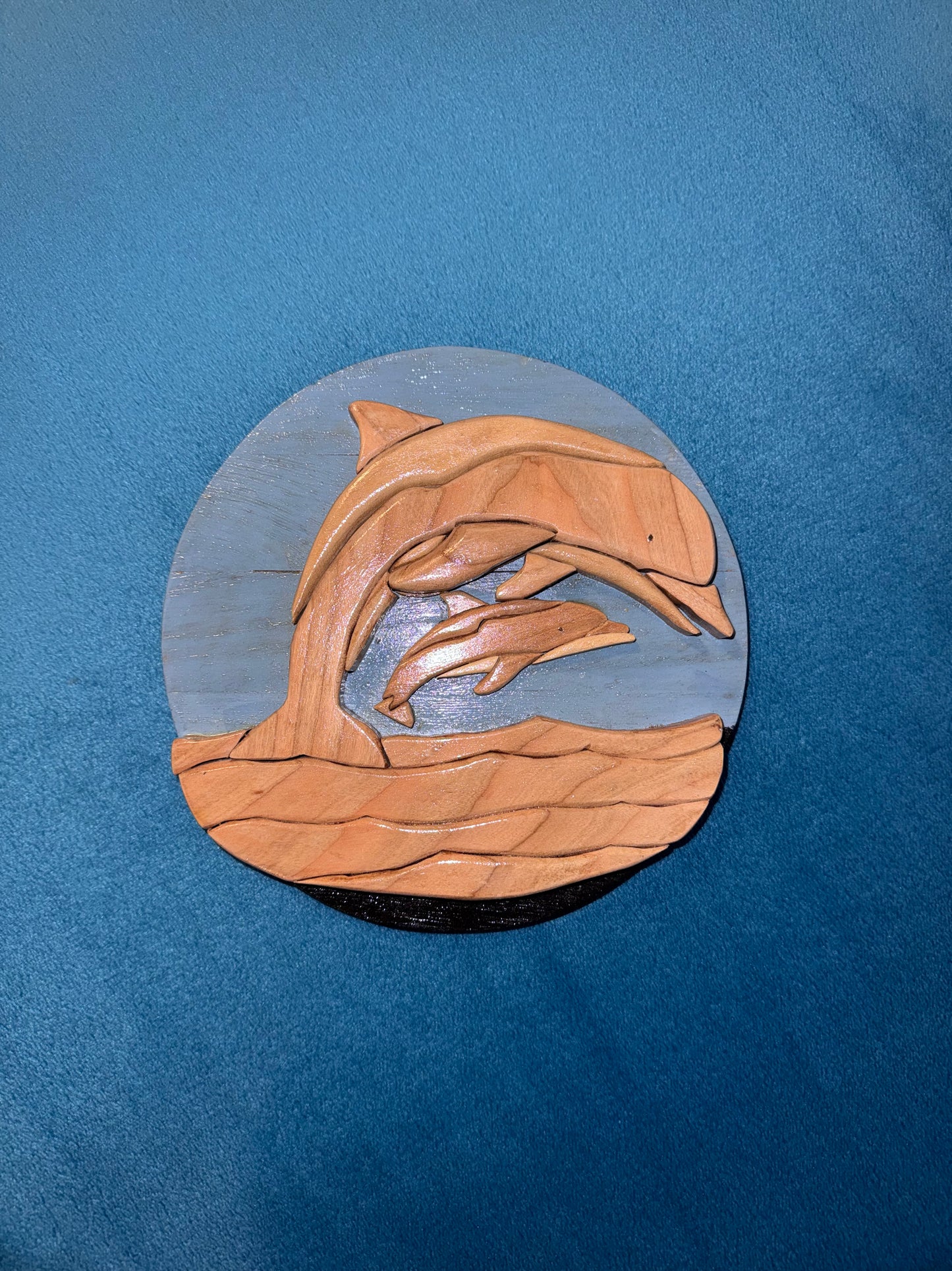 Handcrafted Dolphin Wall Art