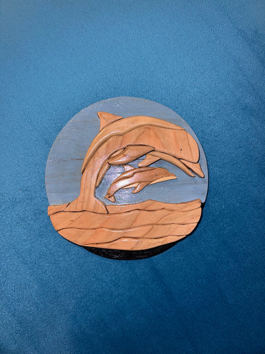 Handcrafted Dolphin Wall Art