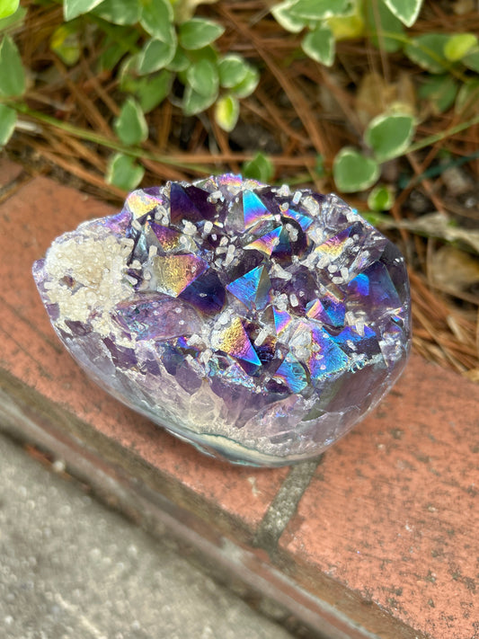 CWAA88 Angel Aura Quartz Cluster Amethyst