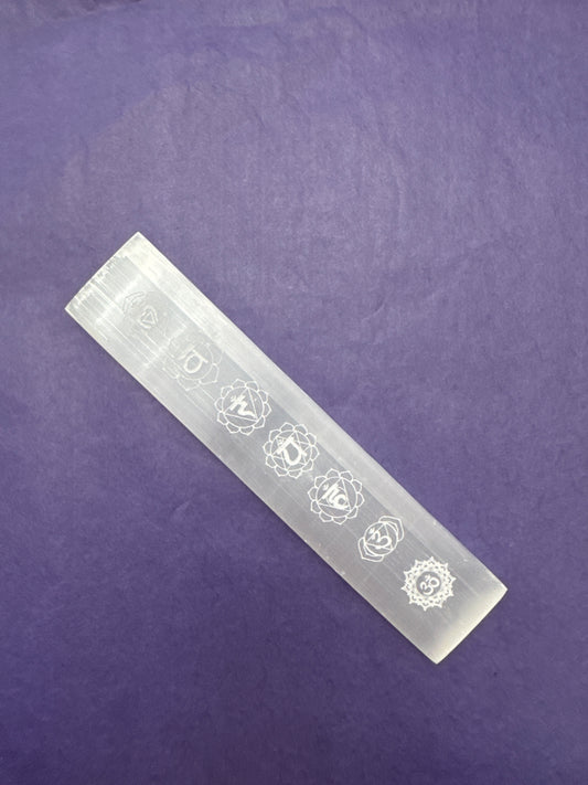 SEL8 Selenite Chakra Bar