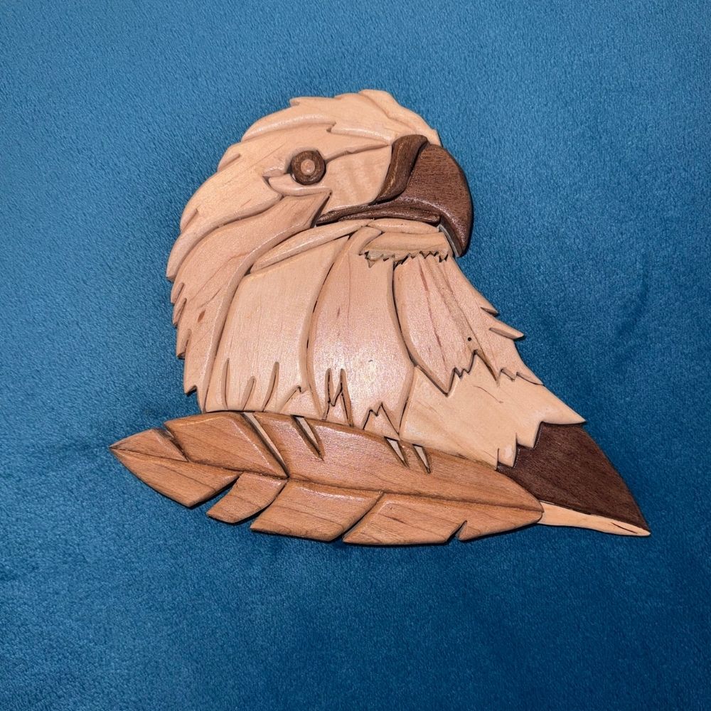 Handcrafted Eagle Wall Art