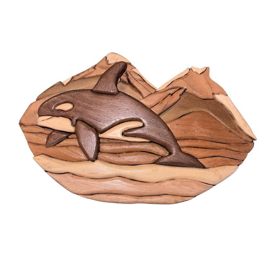 Handcrafted Whale Wall Art