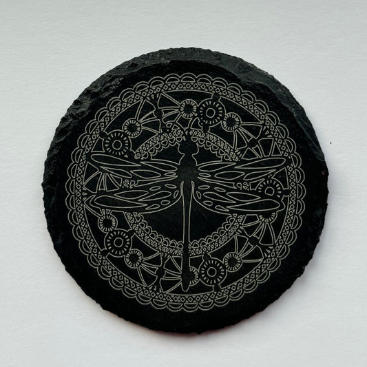 Coasters Mandala Dragonfly Set of 4