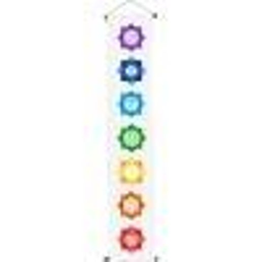 57196 Chakra Banner White