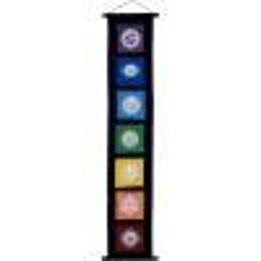 57528 Cotton Flaps Banner - 7 Chakras